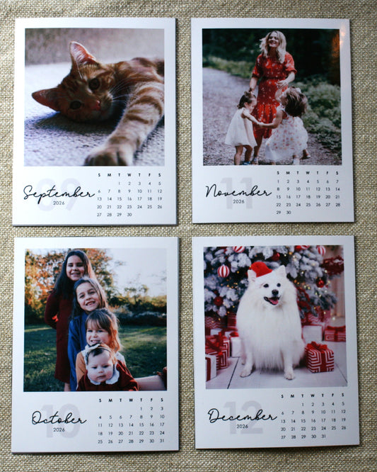 2026 Calendar Magnets 3.25 x 4.5