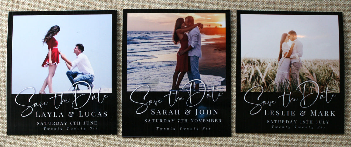 Wedding Save the Date Announcement Magnets 3.5 x 4