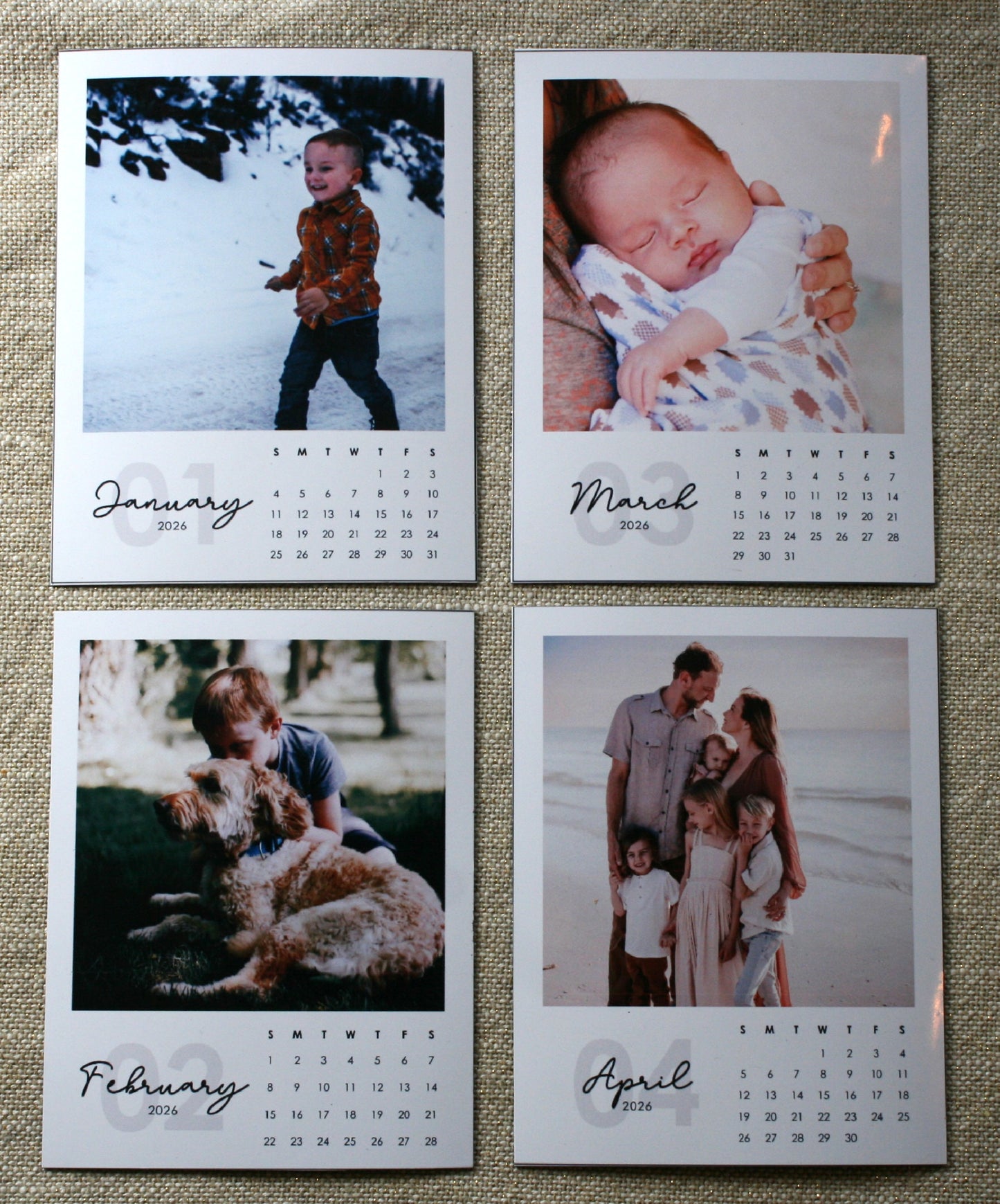 2026 Calendar Magnets 3.25 x 4.5
