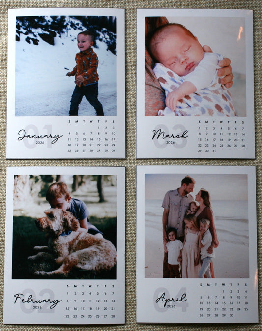 2026 Calendar Magnets 3.25 x 4.5